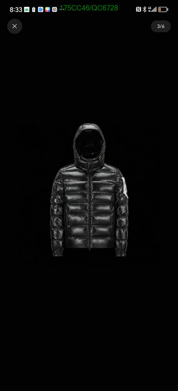 Moncler-Down jacket Men Code: QC6728 $: 175USD