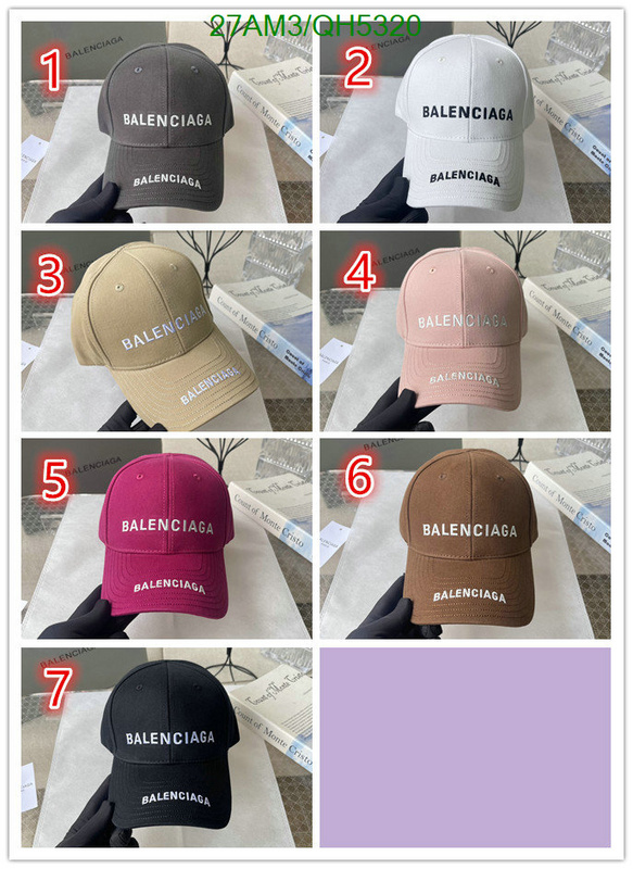 Balenciaga-Cap(Hat) Code: QH5320 $: 27USD