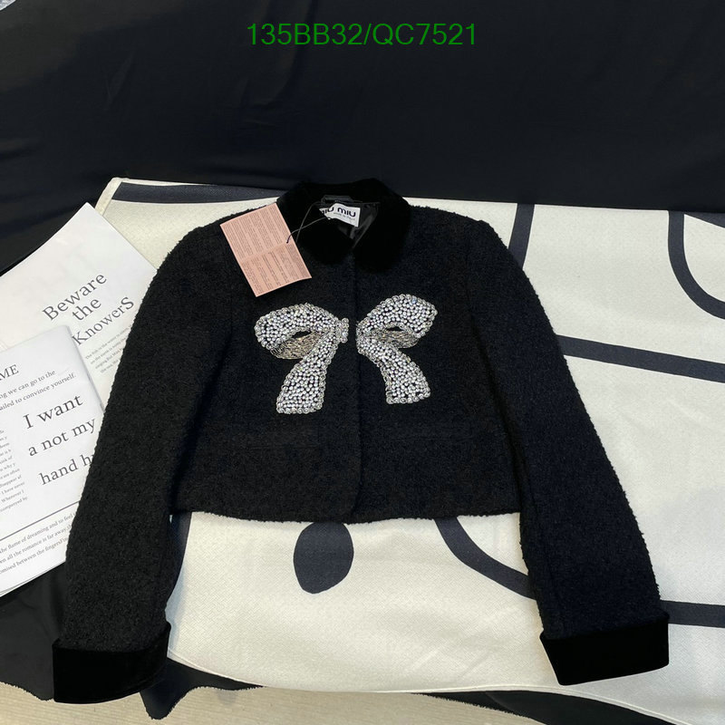 MIUMIU-Clothing Code: QC7521 $: 135USD