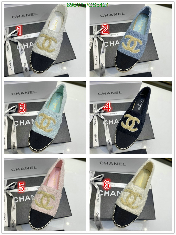 Chanel-Women Shoes Code: QS5424 $: 89USD