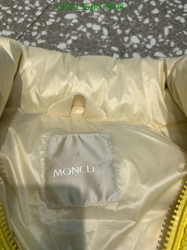 Moncler-Down jacket Women Code: RC7608 $: 139USD