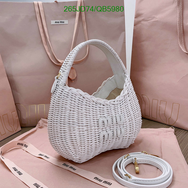 Miu Miu-Bag-Mirror Quality Code: QB5980 $: 265USD