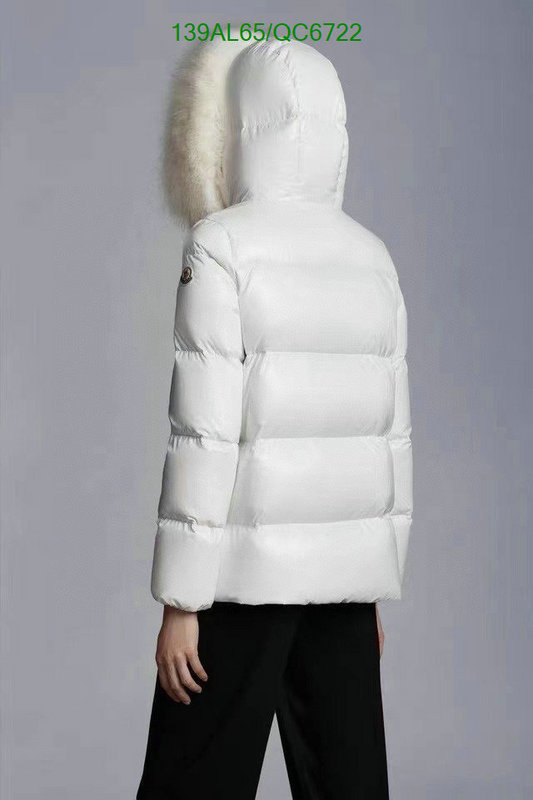 Moncler-Down jacket Women Code: QC6722 $: 139USD