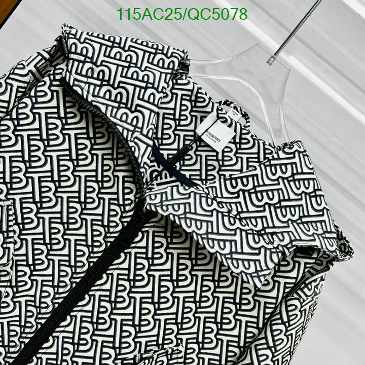 Burberry-Down jacket Women Code: QC5078 $: 115USD