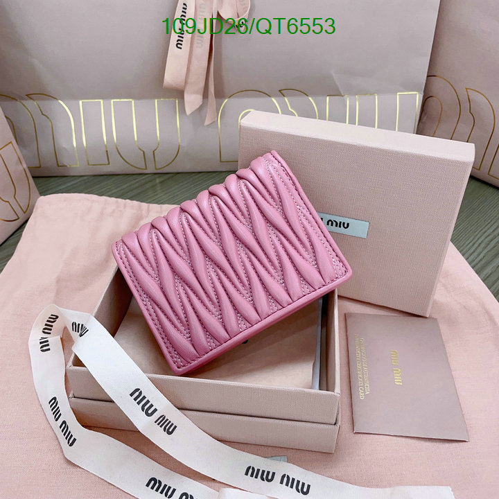 Miu Miu-Wallet Mirror Quality Code: QT6553 $: 109USD