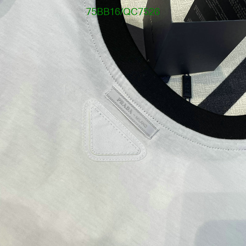 Prada-Clothing Code: QC7526 $: 75USD