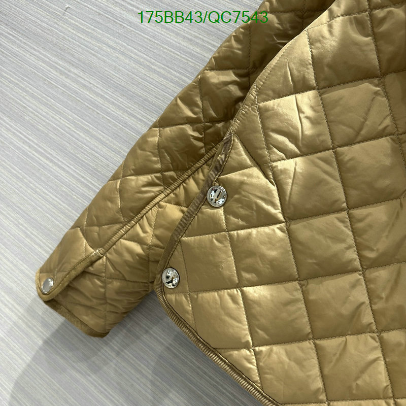 Burberry-Clothing Code: QC7543 $: 175USD