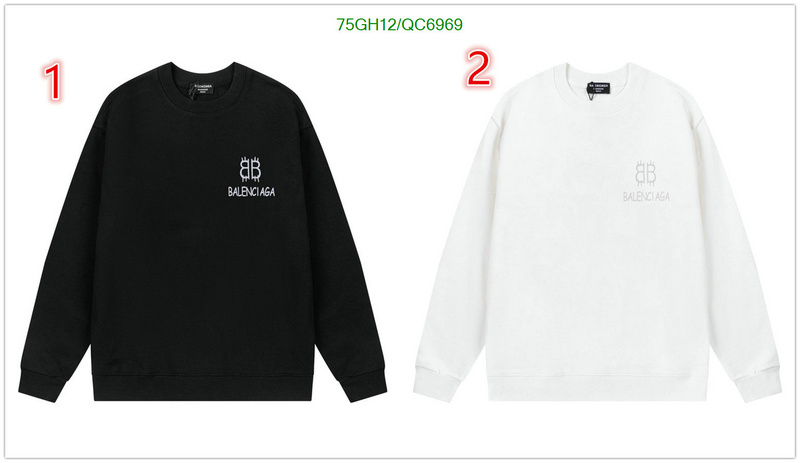 Balenciaga-Clothing Code: QC6969 $: 75USD