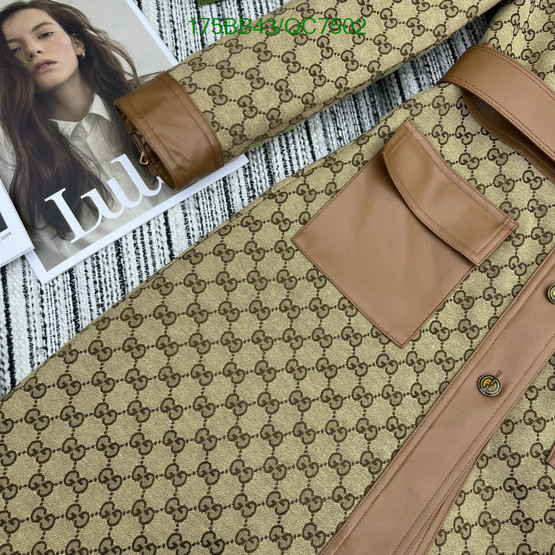 Gucci-Clothing Code: QC7502 $: 175USD