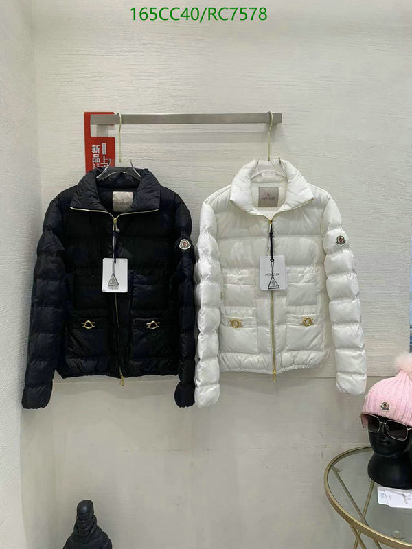 Moncler-Down jacket Men Code: RC7578 $: 165USD