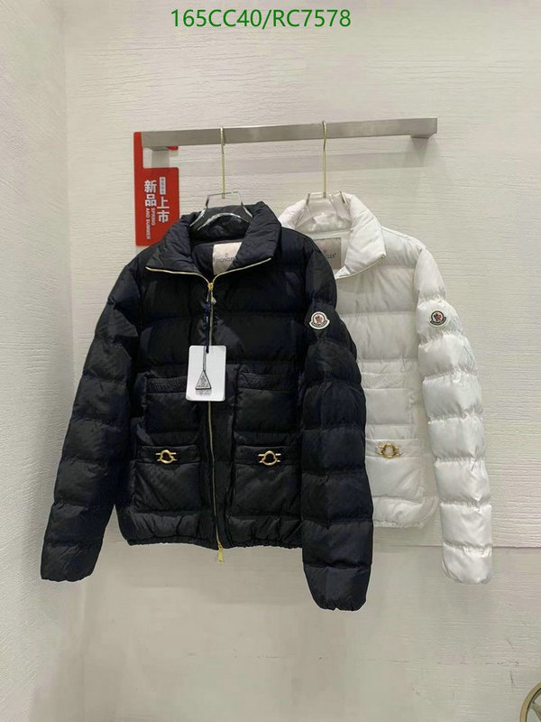 Moncler-Down jacket Women Code: RC7578 $: 165USD