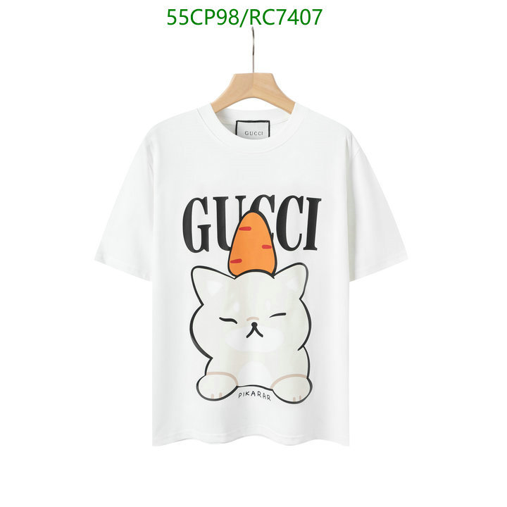 Gucci-Clothing Code: RC7407 $: 55USD