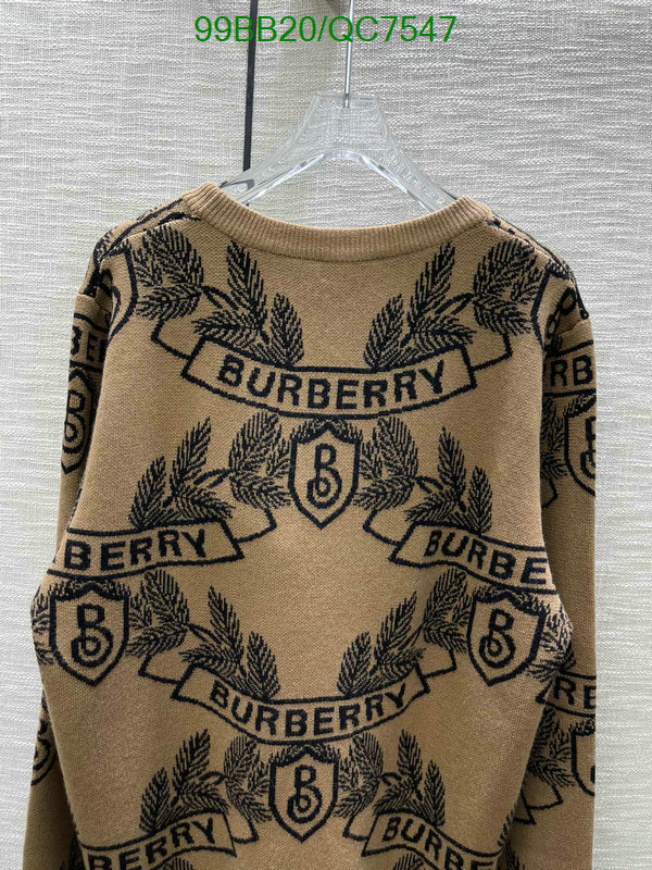 Burberry-Clothing Code: QC7547 $: 99USD