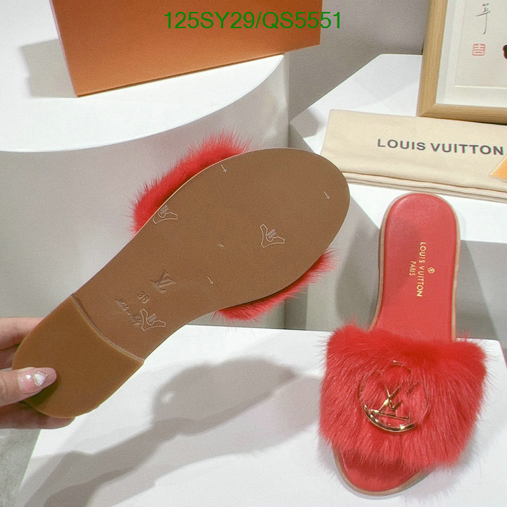 LV-Women Shoes Code: QS5551 $: 125USD