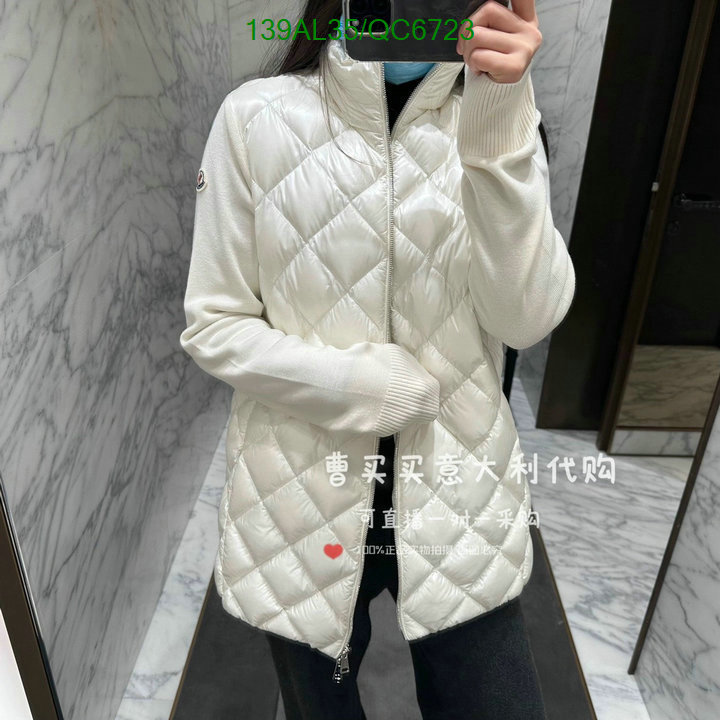 Moncler-Down jacket Women Code: QC6723 $: 139USD