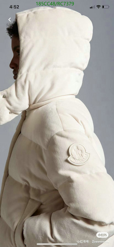 Moncler-Down jacket Women Code: RC7379 $: 185USD
