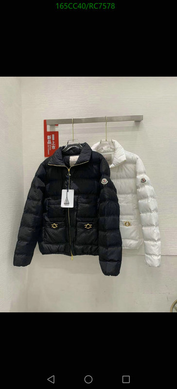 Moncler-Down jacket Men Code: RC7578 $: 165USD