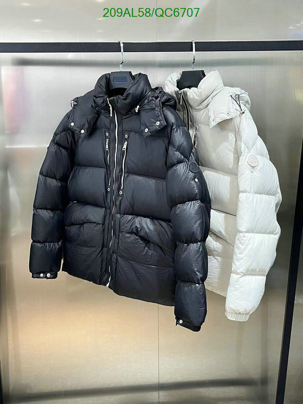Moncler-Down jacket Men Code: QC6707 $: 209USD