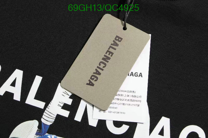 Balenciaga-Clothing Code: QC4925 $: 69USD