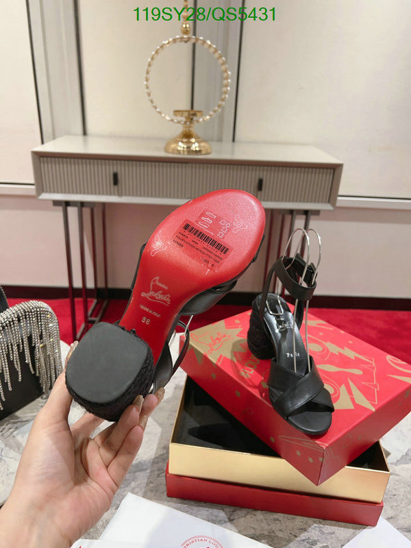 Christian Louboutin-Women Shoes Code: QS5431 $: 119USD