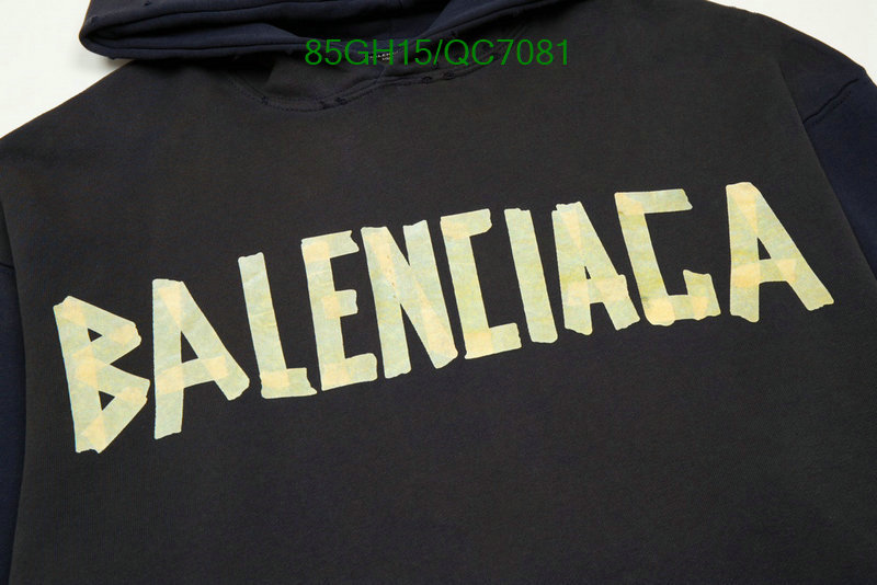 Balenciaga-Clothing Code: QC7081 $: 85USD