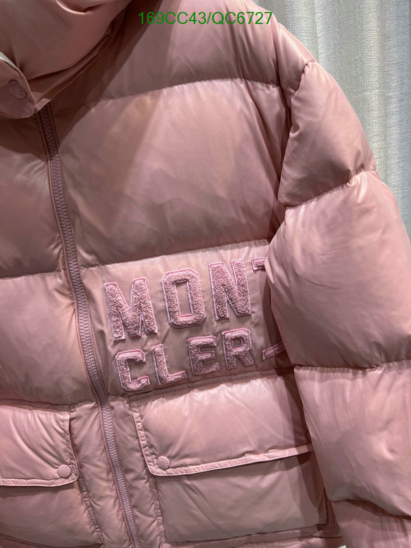 Moncler-Down jacket Women Code: QC6727 $: 169USD