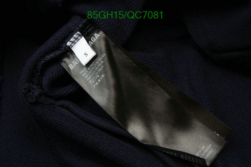 Balenciaga-Clothing Code: QC7081 $: 85USD