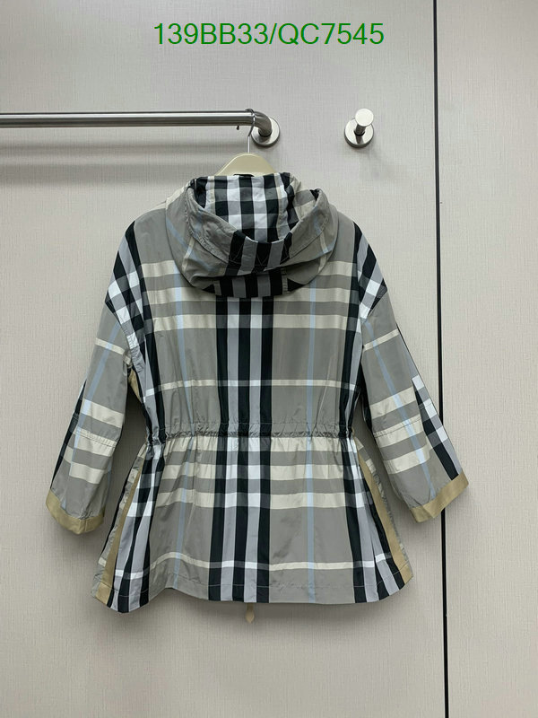 Burberry-Clothing Code: QC7545 $: 139USD