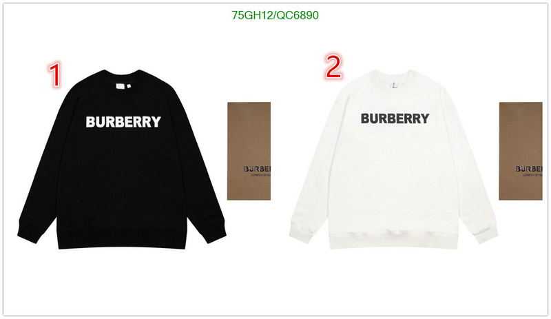Burberry-Clothing Code: QC6890 $: 75USD