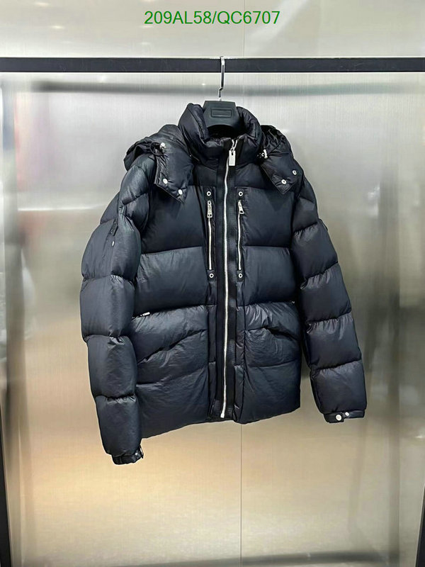 Moncler-Down jacket Men Code: QC6707 $: 209USD