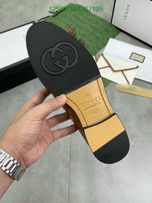 Gucci-Men shoes Code: QS7195 $: 125USD