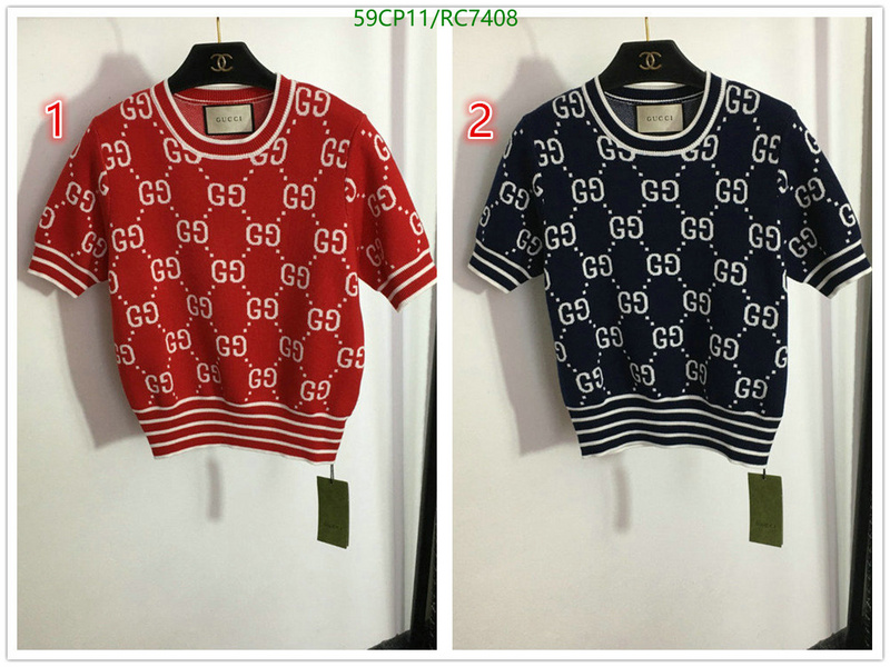 Gucci-Clothing Code: RC7408 $: 59USD