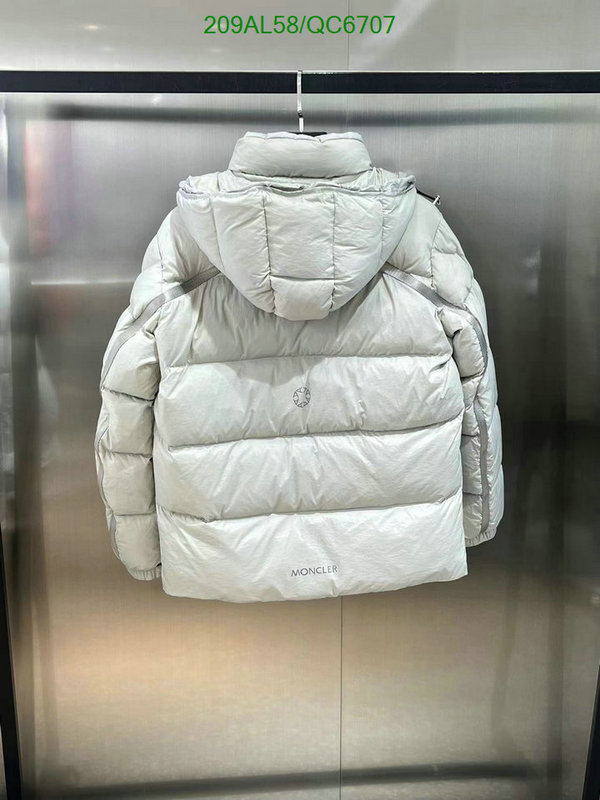 Moncler-Down jacket Men Code: QC6707 $: 209USD