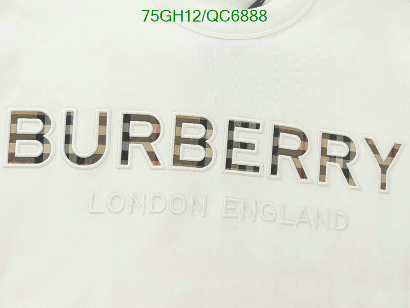 Burberry-Clothing Code: QC6888 $: 75USD