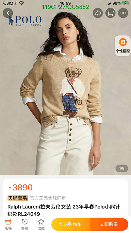 Ralph Lauren-Clothing Code: QC5882 $: 119USD