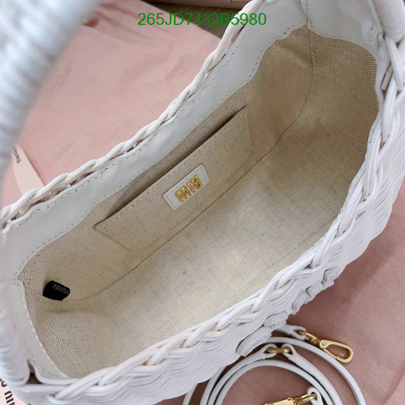 Miu Miu-Bag-Mirror Quality Code: QB5980 $: 265USD