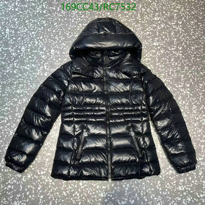 Moncler-Down jacket Women Code: RC7532 $: 169USD