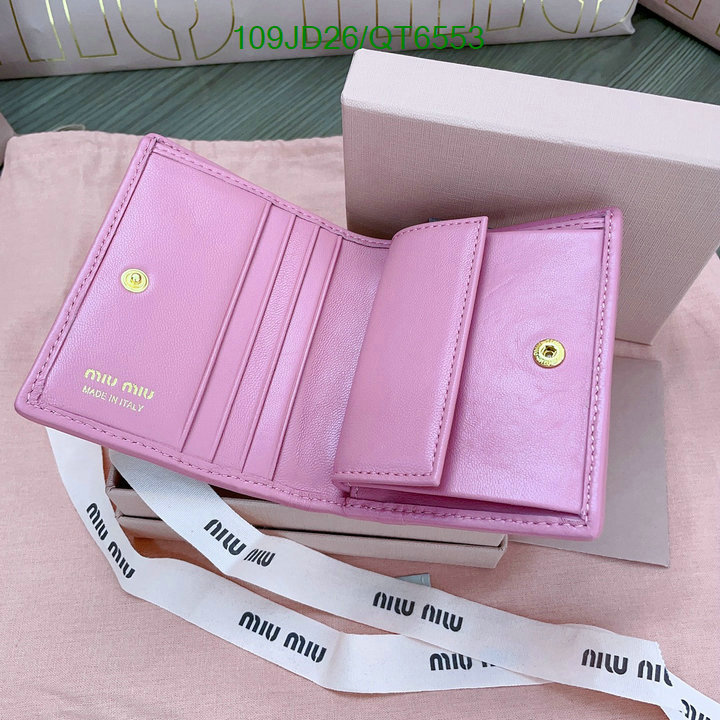 Miu Miu-Wallet Mirror Quality Code: QT6553 $: 109USD