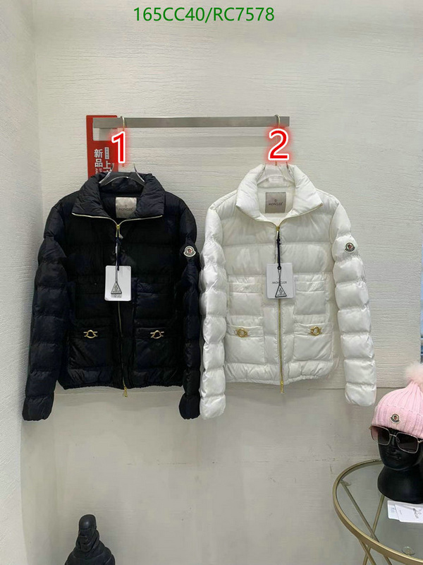 Moncler-Down jacket Women Code: RC7578 $: 165USD