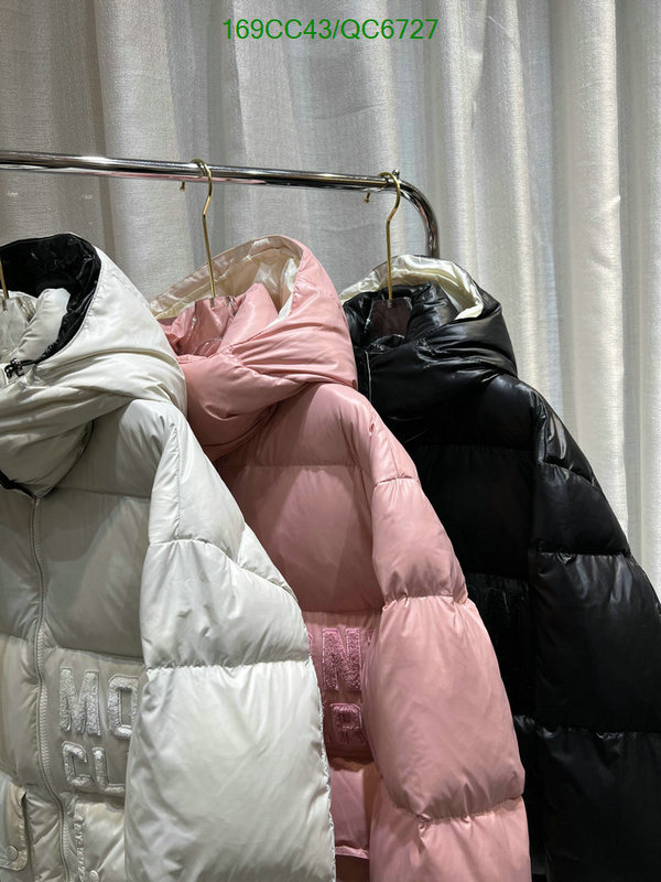 Moncler-Down jacket Women Code: QC6727 $: 169USD