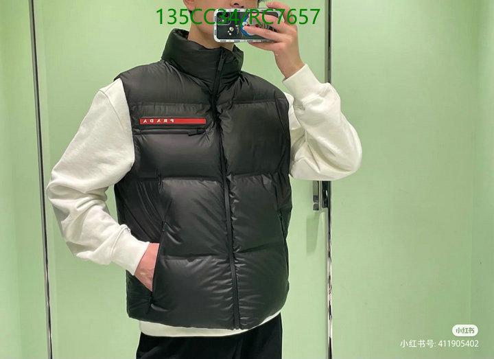 Prada-Down jacket Men Code: RC7657 $: 135USD