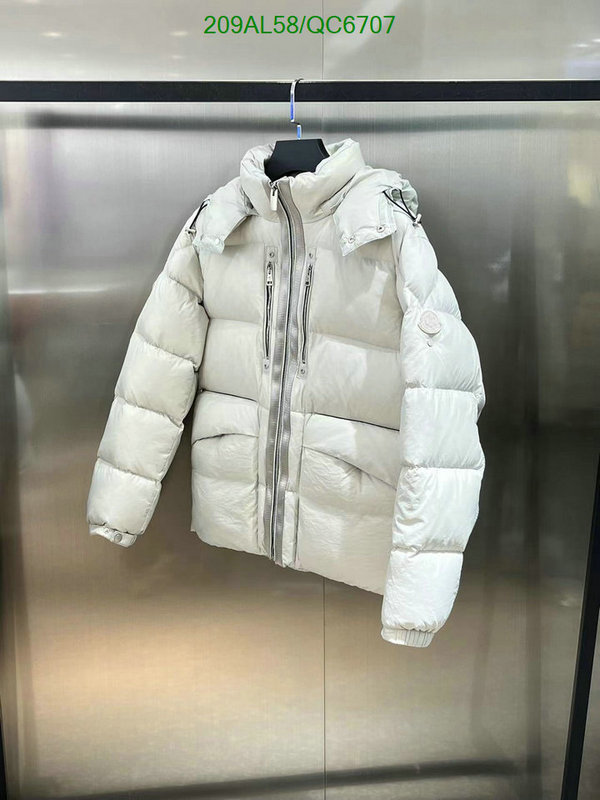 Moncler-Down jacket Men Code: QC6707 $: 209USD