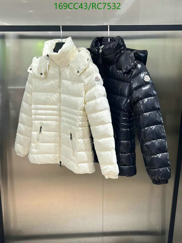 Moncler-Down jacket Women Code: RC7532 $: 169USD