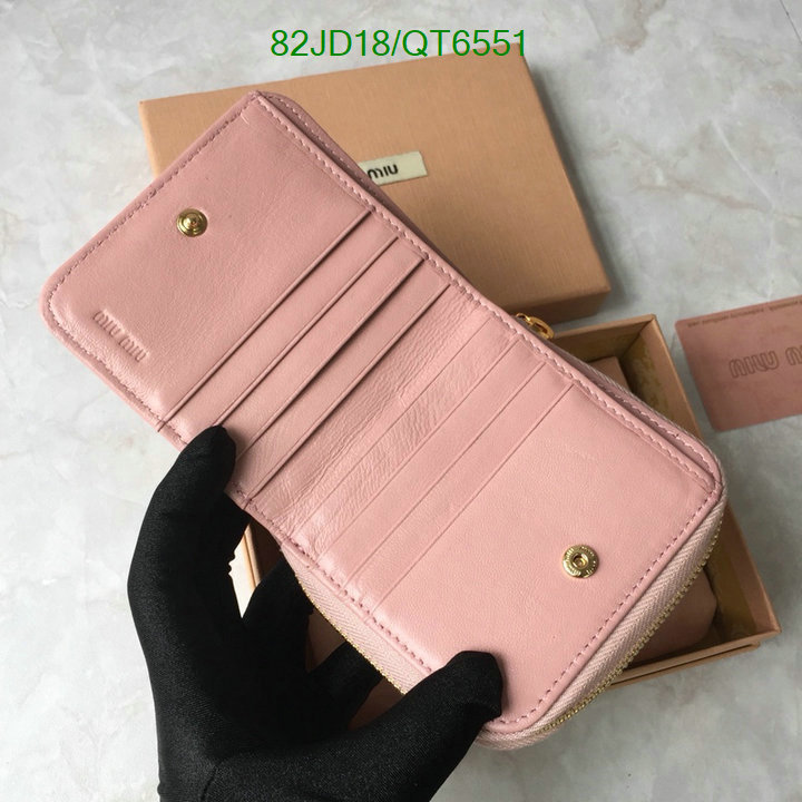 Miu Miu-Wallet Mirror Quality Code: QT6551 $: 82USD