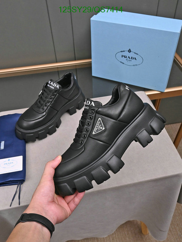 Prada-Men shoes Code: QS7414 $: 125USD