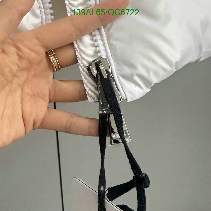 Moncler-Down jacket Women Code: QC6722 $: 139USD