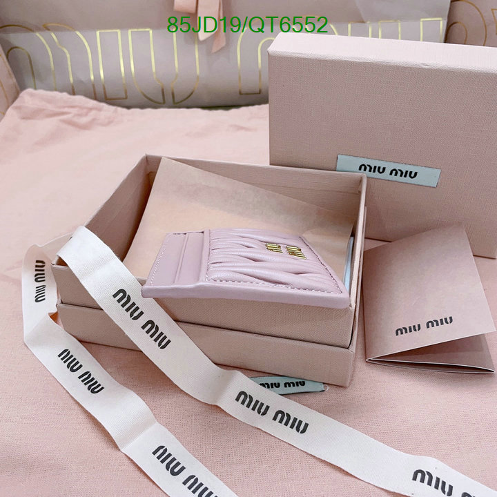 Miu Miu-Wallet Mirror Quality Code: QT6552 $: 85USD