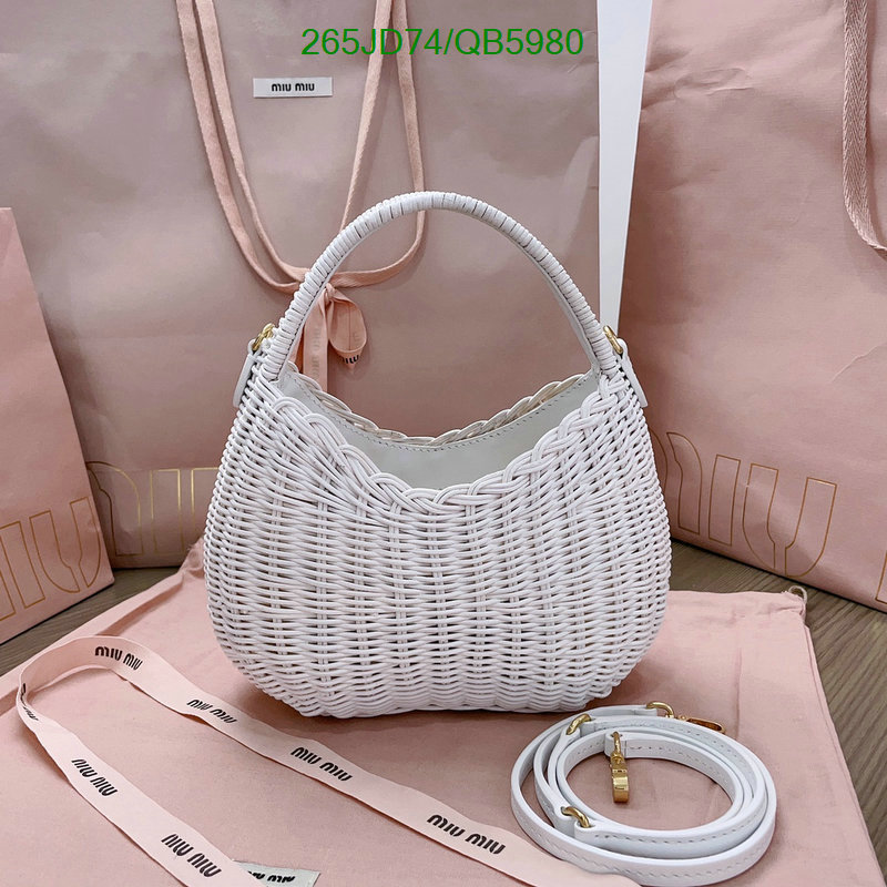 Miu Miu-Bag-Mirror Quality Code: QB5980 $: 265USD