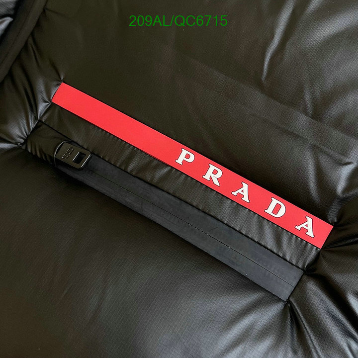 Prada-Down jacket Men Code: QC6715 $: 209USD
