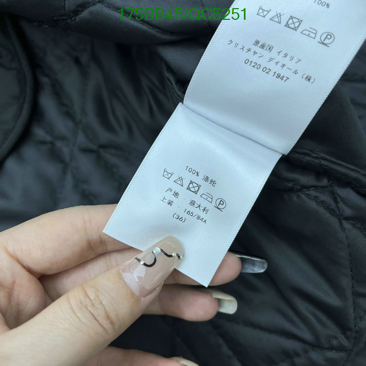 Dior-Clothing Code: QC5251 $: 175USD